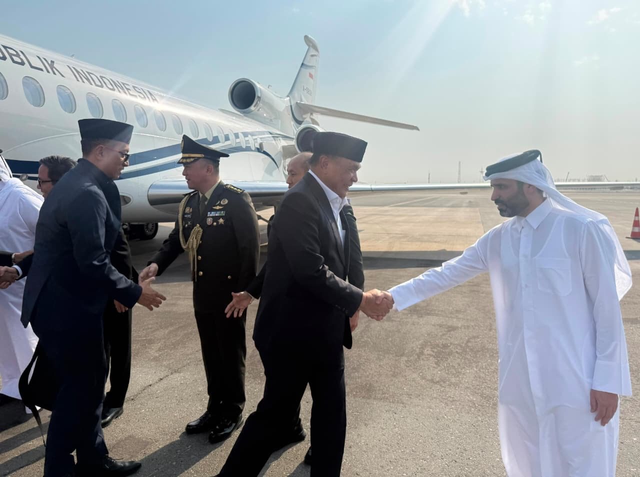 Menko Polkam Tiba di Doha, akan Sampaikan Belasungkawa Presiden RI atas Wafatnya Sheikh Hamad