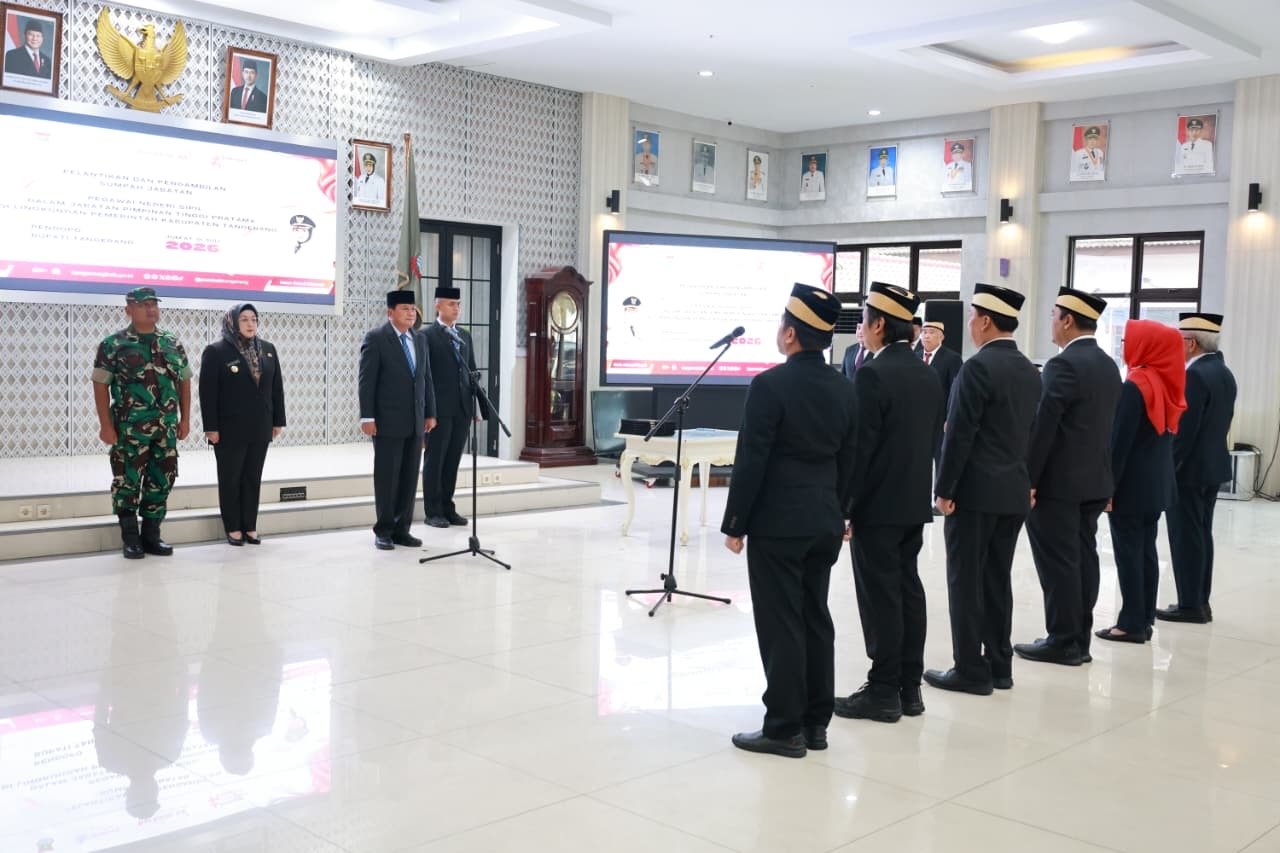 Bupati Tangerang Lantik Pejabat Baru: Rotasi dan Promosi Sesuai Kebutuhan Organisasi