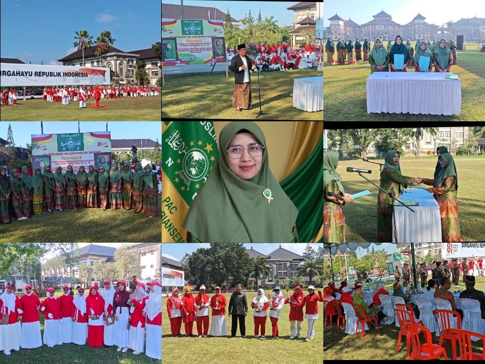 PAC Muslimat NU Abiansemal Dilantik, Semarak HUT ke-81 RI Perkuat Silaturahmi dan Kekompakan