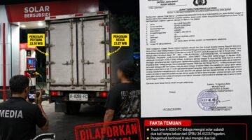 Dugaan Isi Solar Subsidi Dua Kali di SPBU Subang, Truk A-8285-FC Dilaporkan ke Polisi