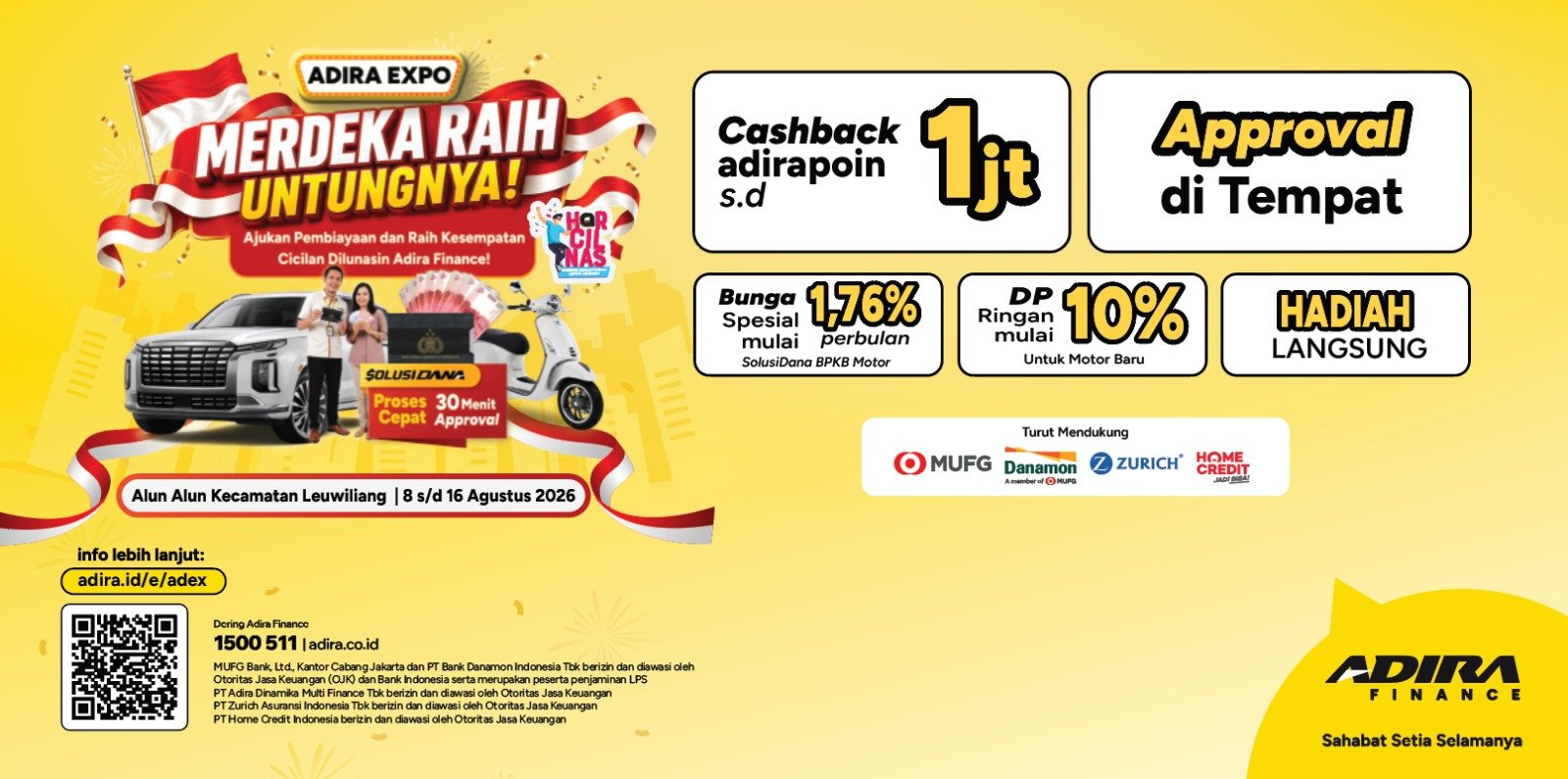 Rayakan Semangat Kemerdekaan,  ‎Adira Expo Di Bogor Hadirkan Solusi Finansial Lengkap Untuk Wujudkan Beragam Impian