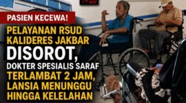 ILUSTRASI - pasien keluhkan dugaan keterlambatan Dokter Spesialis Saraf di RSUD Kalideres, sehingga menyebabkan lansia menunggu berjam-jam. (Foto: Suara Realitas).
