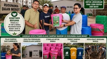 Rusunawa Daan Mogot Resmi Mulai Gerakan Pengelolaan Sampah Mandiri, Warga Wajib Pilah Sampah dari Rumah