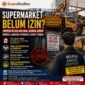 ILUSTRASI - bangun telebih dahulu, izin belakangan? Proyek Supermarket di Kebon Jeruk menjadi sorotan tajam. (Foto: Suara Realitas).