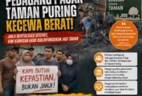 ILUSTRASI - Pedagang Taman Puring merasa dibohongi oleh Pemkot Jakarta Selatan. Janji revitalisasi pasar berujung rencana alih fungsi. (Foto: Suara Realitas).