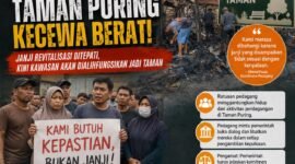 ILUSTRASI - Pedagang Taman Puring merasa dibohongi oleh Pemkot Jakarta Selatan. Janji revitalisasi pasar berujung rencana alih fungsi. (Foto: Suara Realitas).