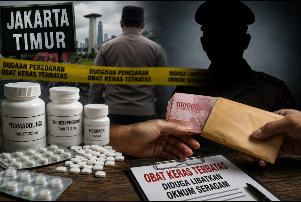 Peredaran Obat Keras Terbatas Diduga Masih Bebas Beroperasi di Jakarta Timur