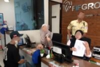 Suasana didalam kantor FIF Tangcity Tangerang, Selasa (04/08/2026)