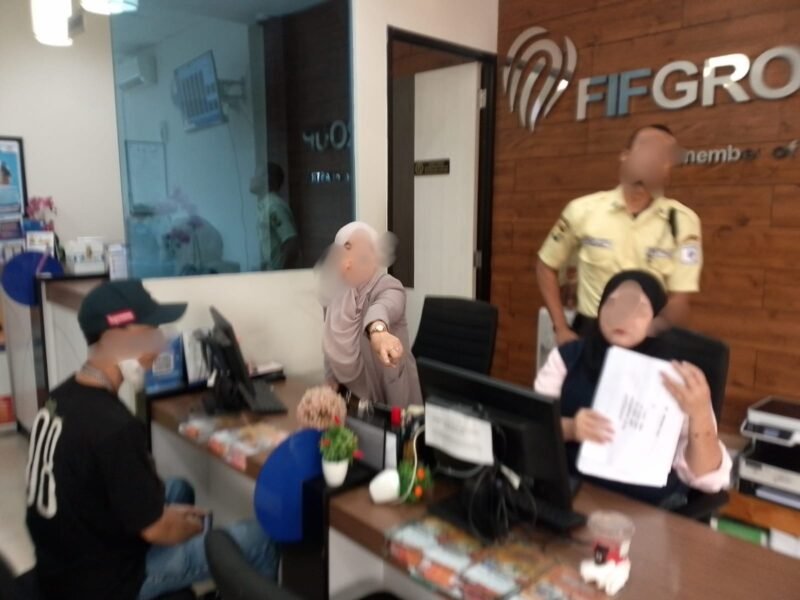 Suasana didalam kantor FIF Tangcity Tangerang, Selasa (04/08/2026)