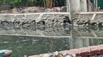 Lurah Cilincing Instruksikan Kasie Ekbang Cek Langsung Kondisi Kali Banglio