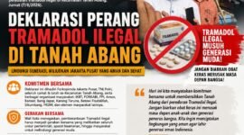 ILUSTRASI - perang melawan Tramadol Ilegal dimulai, seluruh elemen Tanah Abang satukan langkah. (Foto: Suara Realitas).