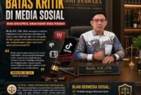 ILUSTRASI - Praktisi Hukum, Rurih mengingatkan Selebgram dan Konten Kreator agar bijak dalam batas tipis antara Kritik dan Tuduhan di Media Sosial. (Foto: Suara Realitas).