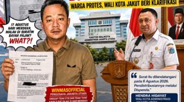 Heboh! Surat Imbauan Pajak Diterima Warga Saat HUT RI, Wali Kota Jakut Beri Penjelasan
