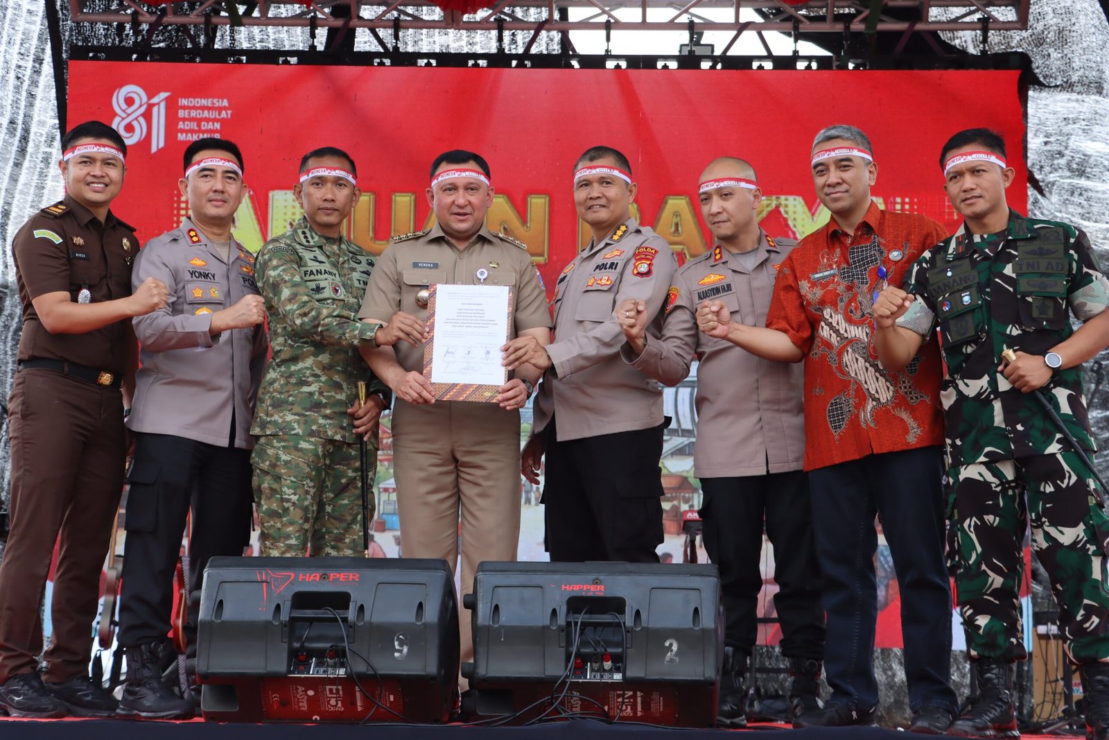 JJOS Kapolres Priok dan Forkopimko Jakarta Utara Bersama Masyarakat Deklarasikan Anti Tawuran, Wujudkan Jakarta Utara yang Aman dan Kondusif