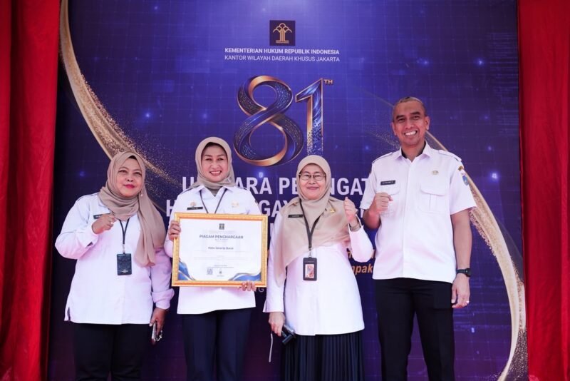 POTRET - JDIH Jakarta Barat meraih peringkat pertama terbaik 2026, Iin: bukti Pemerintah hadir untuk masyarakat. (Foto: Istimewa).