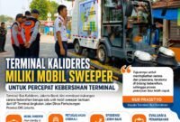 POTRET - Terminal Bus Kalideres menyiapkan mobil sweeper untuk meningkatkan kebersihan. (Foto: Suara Realitas).