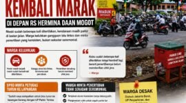POTRET - parkir liar di depan RS Hermina Daan Mogot kembali marak, warga soroti efektivitas Penertiban Dishub. (Foto: Suara Realitas).