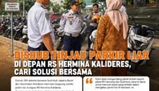 POTRET - Dishub DKI Jakarta melalui UP Parkir turun tangan. Parkir Liar di depan RS Hermina Kalideres segera dibahas bersama. (Foto: Suara Realitas).