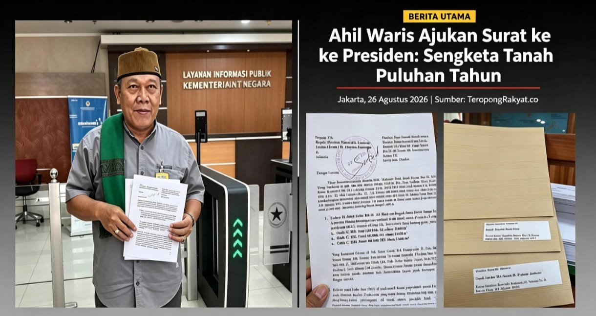 Puluhan Tahun Bersengketa, Ahli Waris H. Makawi Tempuh Langkah Konstitusional ke Presiden