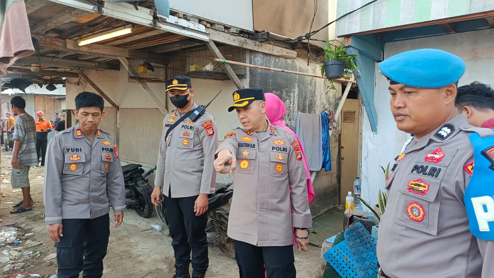 JJOS Kapolres Pelabuhan Tanjung Priok Tinjau Lokasi Kebakaran Muara Angke, Pastikan Penanganan dan Bantuan Tepat Sasaran