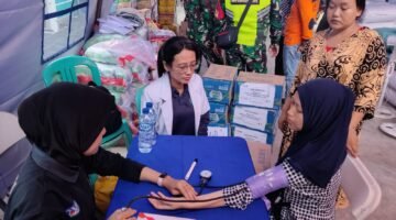 Polres Pelabuhan Tanjung Priok, Dirikan Posko Kesehatan untuk Warga Korban Kebakaran di Muara Angke