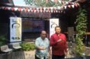 POTRET - Budi Arie Setiadi (kiri) didampingi Ketua Bara Muda, Reza Yoga Suara memberikan klarifikasi pernyataan Politik Sebelum 2029, dan mereka menegaskan itu Analisis Pribadi. (Foto: Suara Realitas).