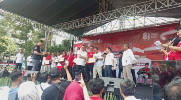 Senam Primadona Meriahkan Halaman Kantor Wali Kota Jakarta Utara, Diwarnai Doorprize dan Penghargaan