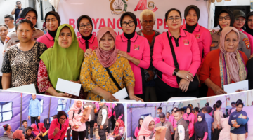 Peduli Korban Kebakaran Muara Angke, Bhayangkari dan Polwan Bawa Ratusan Paket Bantuan
