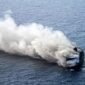 Foto: Kapal Mutiara Sentosa II yang terbakar di Perairan Sumenep.