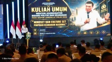 Menko Polkam Bekali Perwira Siswa Lemdiklat Polri, Ajak Pemimpin Rela Berkorban demi Tegaknya Disiplin