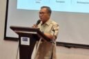 POTRET - Bupati Halmahera Tengah, Dr. Ir. Ikram M. Sangadji, M.Si saat menyampaikan kesiapan untuk mendukung investasi strategis dalam pengembangan kawasan lumbung pangan terpadu di Maluku Utara. (Foto: Ekslusif Suara Realitas/Za).