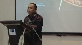 POTRET - Ketua Tim Pangan Strategis Food Estate Nasional, Fendy Abdullah Hairin mendorong kemandirian pangan terpadu di Maluku Utara. (Foto: Ekslusif Suara Realitas/Za).