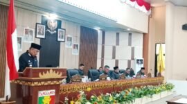 POTRET - DPRD Tanggamus menyetujui KUPA-PPAS Perubahan 2026. Anggarannya mencapai Rp1,74 Triliun. (Foto: Suara Realitas/Khotman Jauhari).