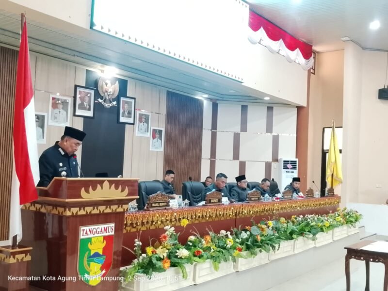 POTRET - DPRD Tanggamus menyetujui KUPA-PPAS Perubahan 2026. Anggarannya mencapai Rp1,74 Triliun. (Foto: Suara Realitas/Khotman Jauhari).