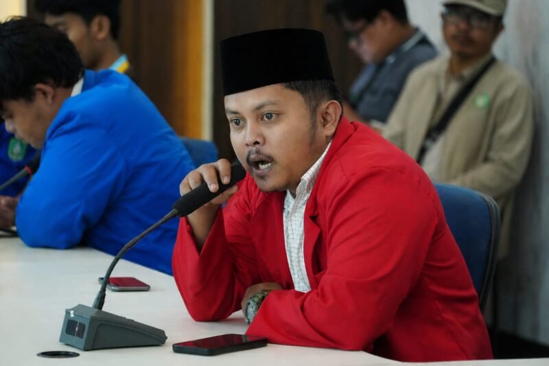 POTRET - DPC GMNI Bengkalis meminta Bupati evaluasi TAPD pasca menunda bayar selama 3 tahun berturut-turut. (Foto: Istimewa).