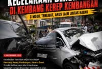 ILUSTRASI - kecelakaan maut melibatkan sejumlah mobil dan motor di Kembangan, Jakarta Barat. (Foto: Suara Realitas).
