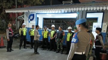 Patroli Jaga Jakarta Skala Besar, Polres Priok Bersama TNI & Stakeholder, Antisipasi Gangguan Kamtibmas