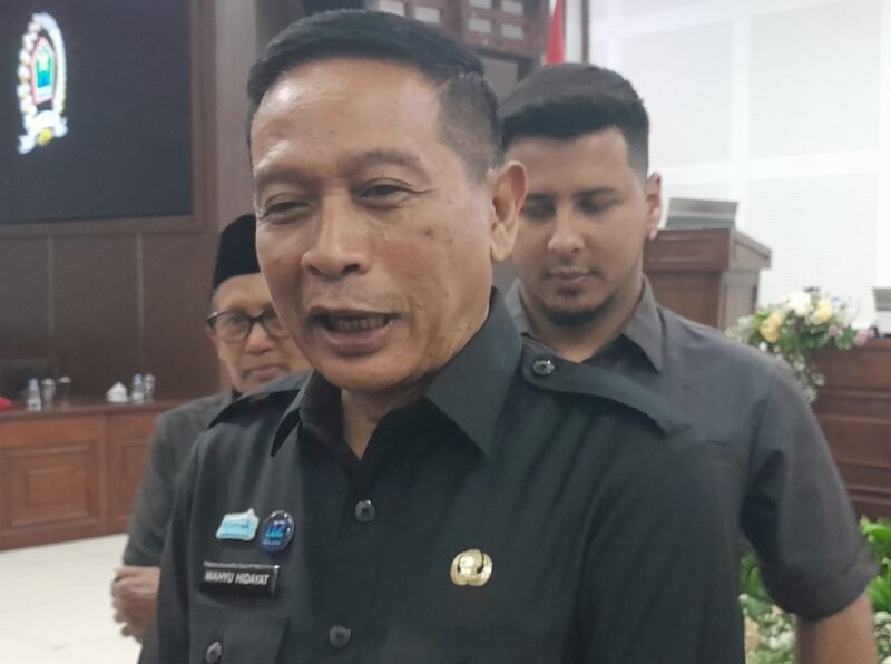 POTRET - Wali Kota Malang, Wahyu Hidayat membantah adanya isu program MBG dihentikan di daerahnya. (Foto: Suara Realitas).