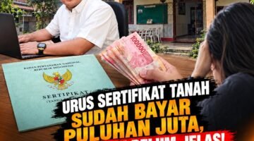 ILUSTRASI - uang puluhan juta nelayang, Sertifikat Tanah tak kunjung beres? Warga Cidokom desak kejelasan. (Foto: Suara Realitas).