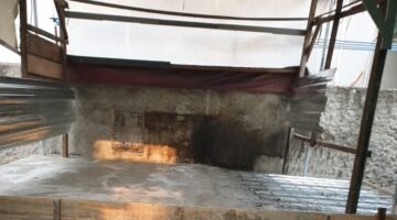 POTRET - pembangunan inrit Kali Gendong dan Rumah 3 Lantai di Jatipulo disorot, warga pertanyakan pengawasan Pemkot Jakbar. (Foto: Istimewa).