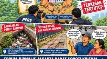 Keterbukaan Informasi Dipertanyakan, Forum Jurnalis Soroti Kinerja Kasudin SDA dan Bina Marga Jakarta Barat