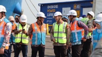 Kapolres Priok Hadiri, Peresmian Launching Onshore Power Supply, Dorong Pelabuhan Hijau dan Berkelanjutan
