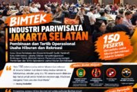 POTRET - cegah TPPO dan Narkotika masuk dunia hiburan, Sudin Parekraf Jaksel gelar Bimtek. (Foto: Suara Realitas).