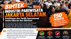 POTRET - cegah TPPO dan Narkotika masuk dunia hiburan, Sudin Parekraf Jaksel gelar Bimtek. (Foto: Suara Realitas).