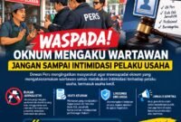 ILUSTRASI - Dewan Pers Tegas: Intimidasi dan Minta Uang mengatasnamakan Wartawan bukan Kerja Jurnalistik. (Foto: Suara Realitas).
