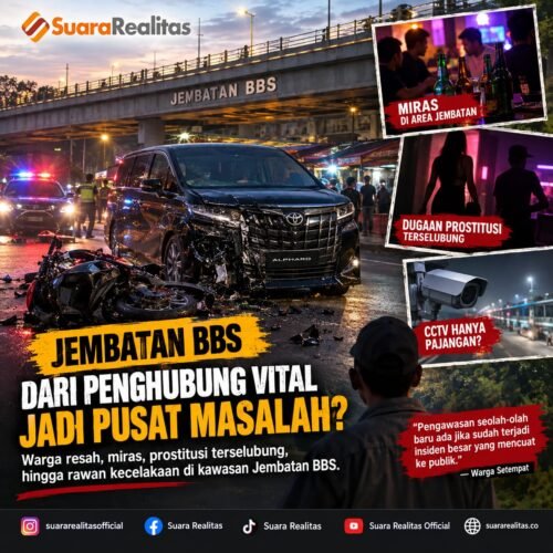 Jembatan BBS Usai Direhabilitasi Malah Dipersoalkan, Warga Soroti Miras, Prostitusi dan CCTV