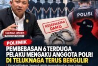 ILUSTRASI - enam terduga mengaku Polisi di Teluknaga dibebaskan, Syamsul Jahidin mempertanyakan dasar hukum kesepakatan damai. (Foto: Suara Realitas).