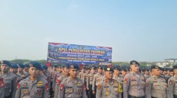 25 Personel Polres Pelabuhan Tanjung Priok Dikerahkan Amankan Pilkades di Kabupaten Bekasi