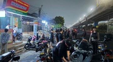 Patroli Gabungan Brimob Amankan Empat Motor Diduga untuk Balap Liar di Jakarta Timur