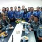 POTRET - latihan 14 hari berbuah predikat Juara 1, Satpol PP Jakarta Utara mengungkapkan rasa syukur atas prestasi Satlinmas Jakut usai menyabet gelar PBB tingkat DKI dengan tasyakuran. (Foto: Istimewa).